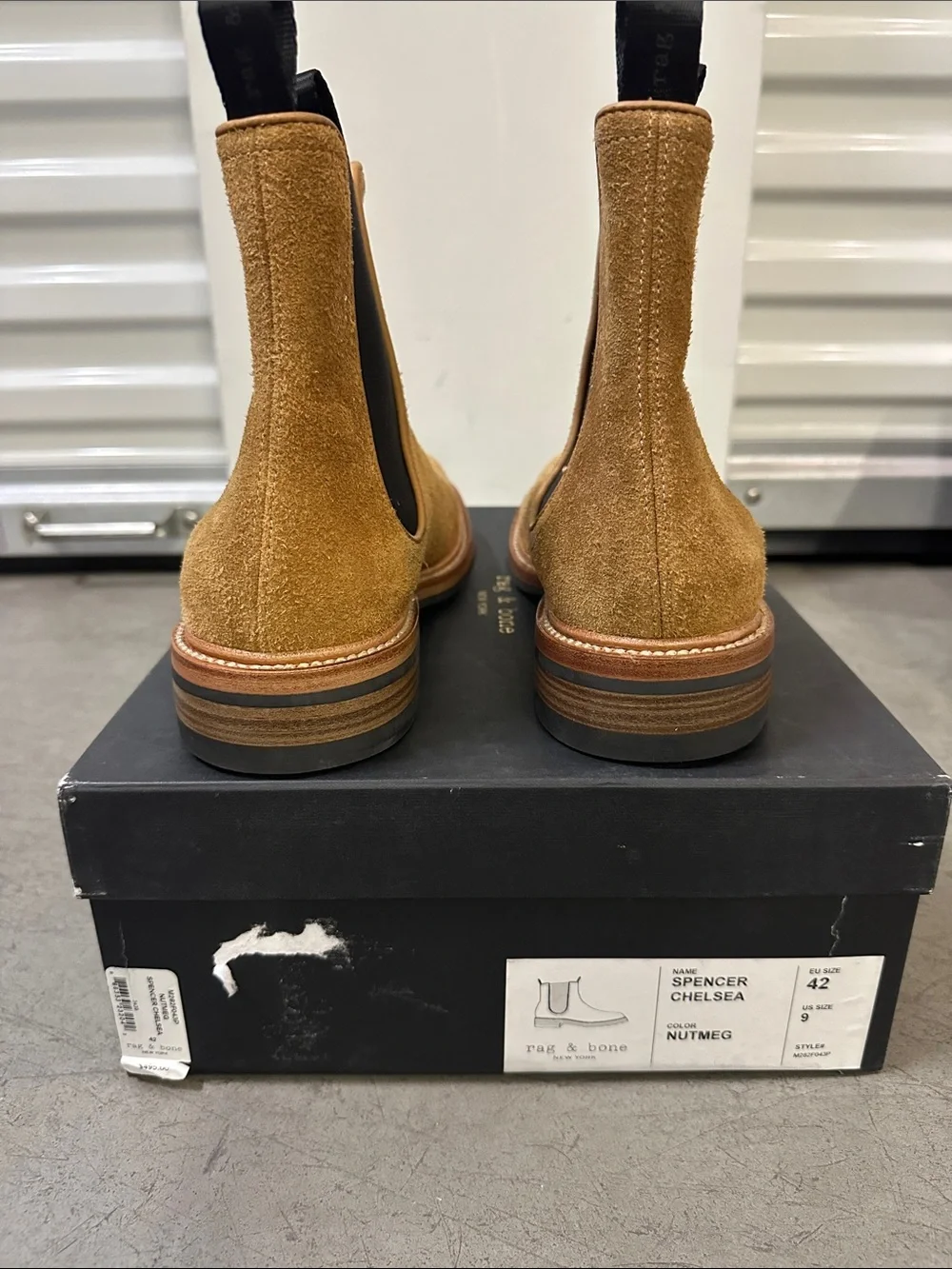 rag & bone Spencer Chukka Chelsea Boots in Nutmeg Suede